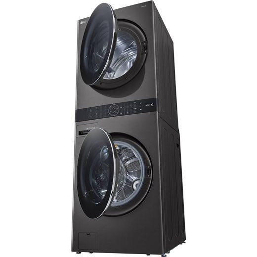 Stacked Washer/Dryer Electric Laundry Center with TurboWash™