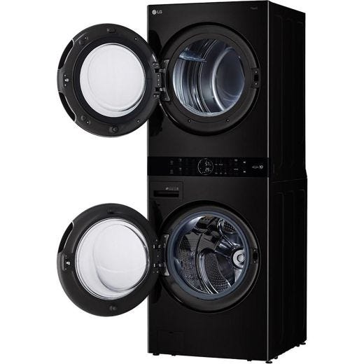 Stacked Washer/Dryer Electric Laundry Center with TurboWash™