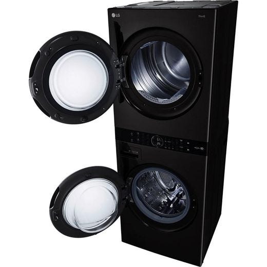 Stacked Washer/Dryer Electric Laundry Center with TurboWash™