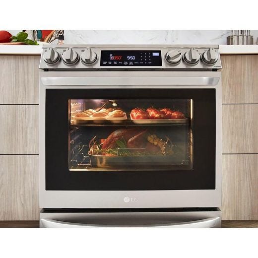 LG 30" 6.3 Cu. Ft. True Convection 5-Element Slide-In Electr