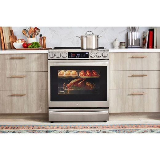 LG 30" 6.3 Cu. Ft. True Convection 5-Element Slide-In Electr