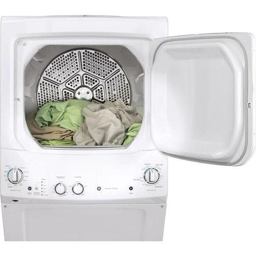 Stacked Washer/Dryer Electric Laundry Center