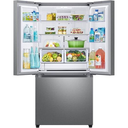 32-inch, 25 cu. ft. French 3-Door Refrigerator with Dual Aut