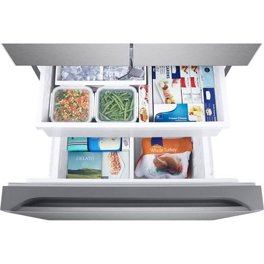 32-inch, 25 cu. ft. French 3-Door Refrigerator with Dual Aut