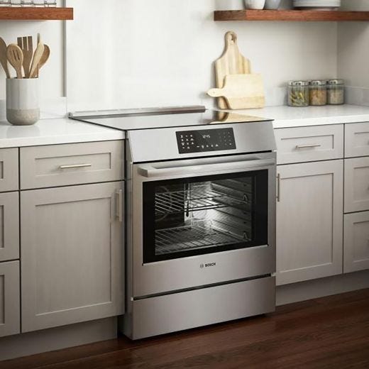 30-inch Slide-in Induction Range with Genuine European Conve