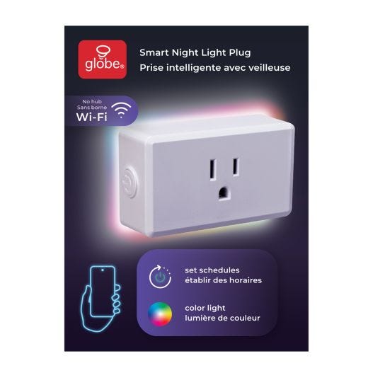 Smart WiFi Plug With RGB Night Light