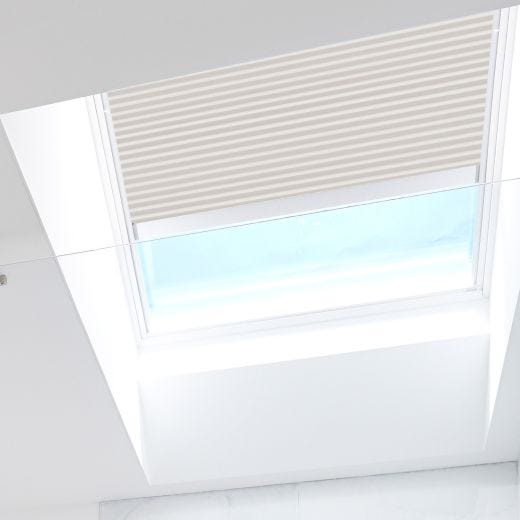 21-1/2" x 38-3/8" Grey Fixed Deck Mount Skylight