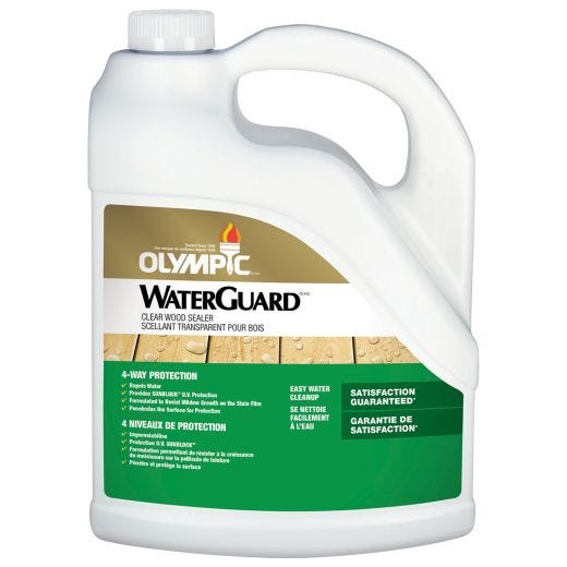 Olympic Waterguard Clear Wood Sealer 3.78L
