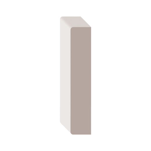 1/2" x 3" x 7" MDF Primed Casing Valupak (10/Pack)