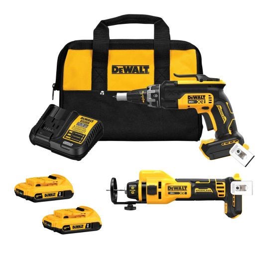 20V MAX* XR® Brushless Drywall Screwgun Tool Combo Kit