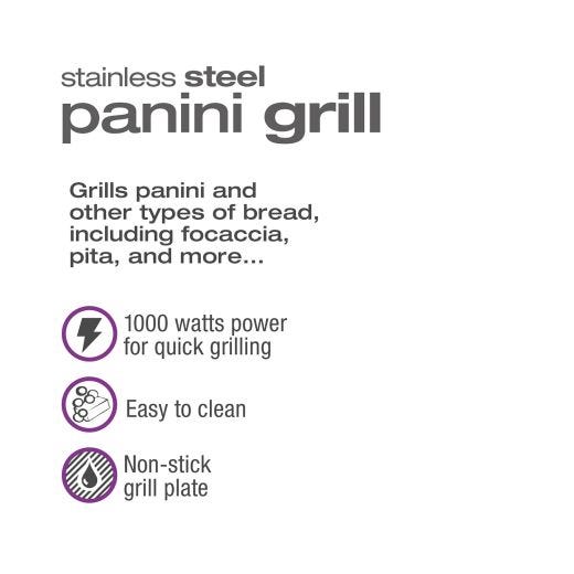 Stainless Steel Panini Grill
