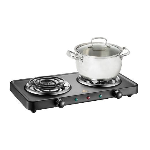 Double Coil Portable Electric Cooktop