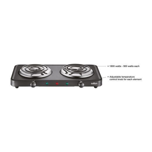 Double Coil Portable Electric Cooktop