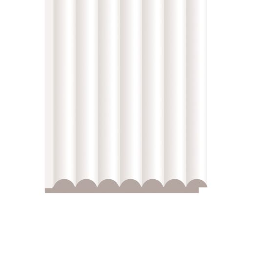 Panneau de Lambris MDF Rainuré Prépeint 1/2" x 5-5/16" x 10’