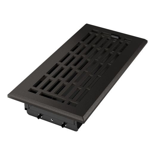 4 x 10 Cast Iron Geneva Floor Register