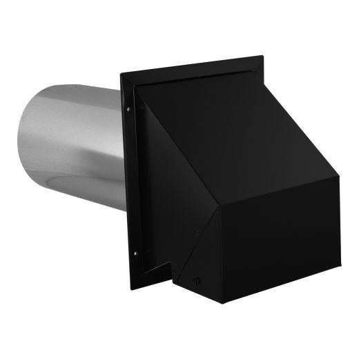6" R2 Wall Exhaust/Intake Hood Black