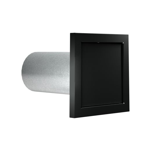 Hotte d’Échappement R2 à Persienne Simple 4" Noir