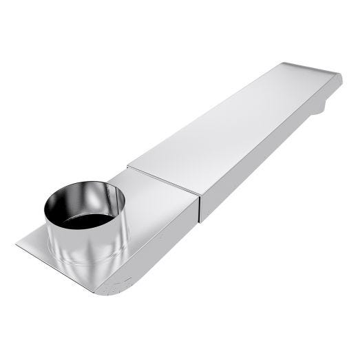 4" Dryer Slim-Fit Hook Up Kit Aluminum