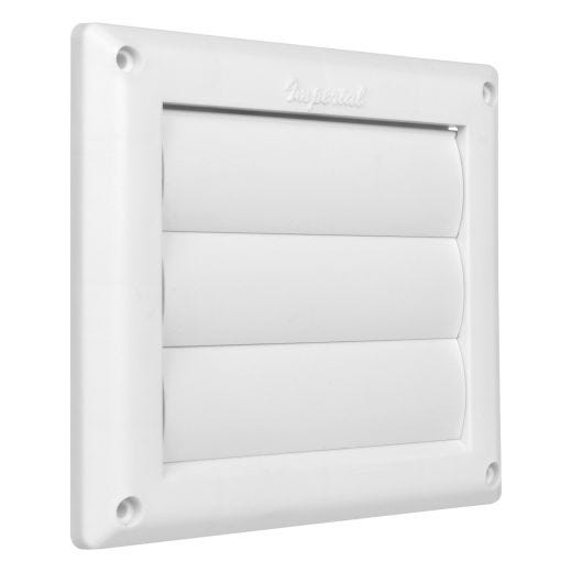 4" Vent Cap Louvered White