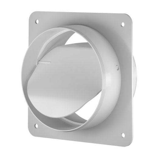 4" Dryer Draft Blocker White
