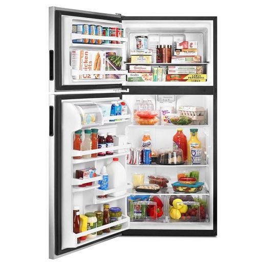 30in 18cu.ft. Top Mount Freezer Refrigerator