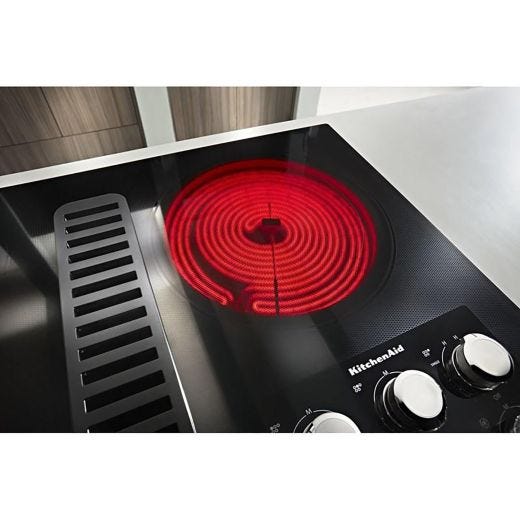 36" Built-in Electric Cooktop with 5 Elements Black