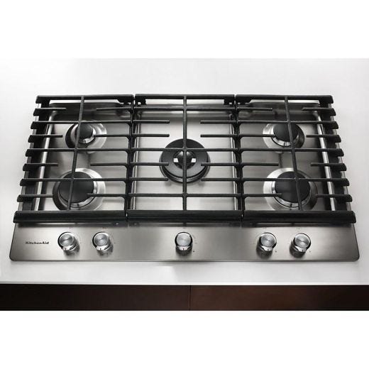 30" Built-In Gas Cooktop with Even-Heat™ Burner Stainless