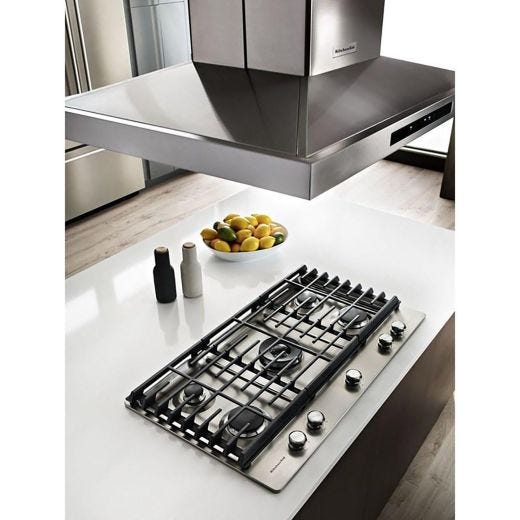 30" Built-In Gas Cooktop with Even-Heat™ Burner