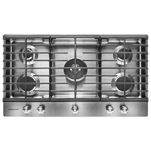 36" Built-in Gas Cooktop with Even-Heat™ Burner Stainless