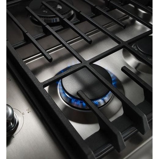36" Built-in Gas Cooktop with Even-Heat™ Burner Stainless
