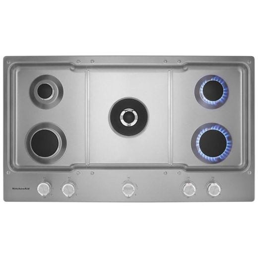 36" Built-in Gas Cooktop with Even-Heat™ Burner Stainless