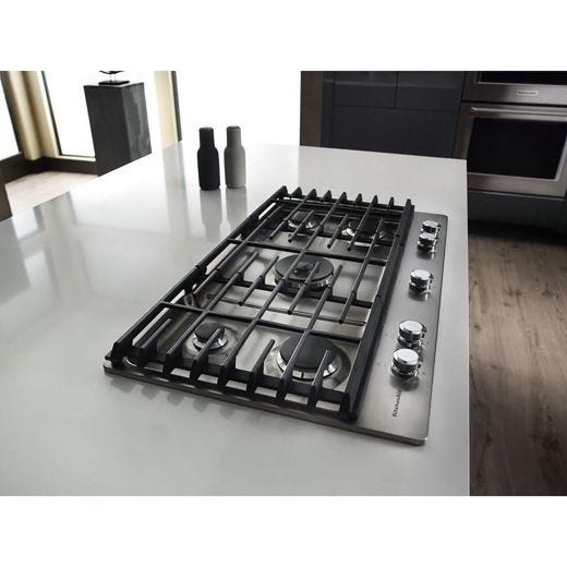 36" Built-in Gas Cooktop with Even-Heat™ Burner