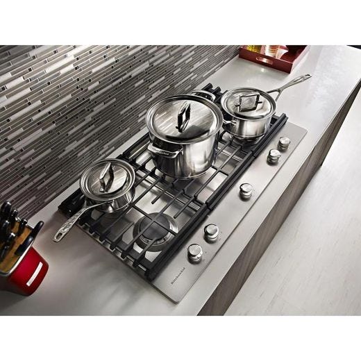 30" Built-in Gas Cooktop with Griddle