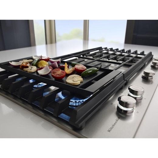 36" Built-in Gas Cooktop with Griddle