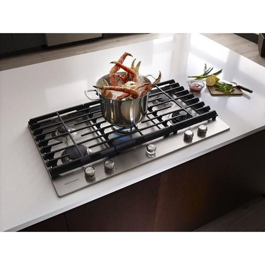 36" Built-in Gas Cooktop with Griddle