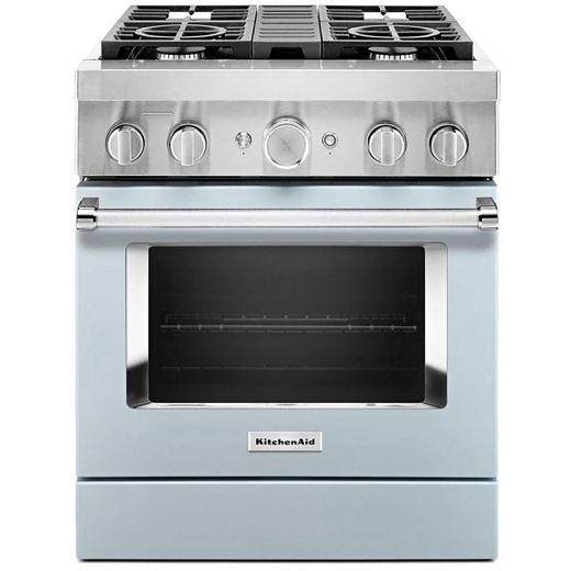 30" Dual Fuel Range w/ Even-Heat™ True Convection Blue