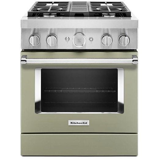 30" Dual Fuel Range w/ Even-Heat™ True Convection Green