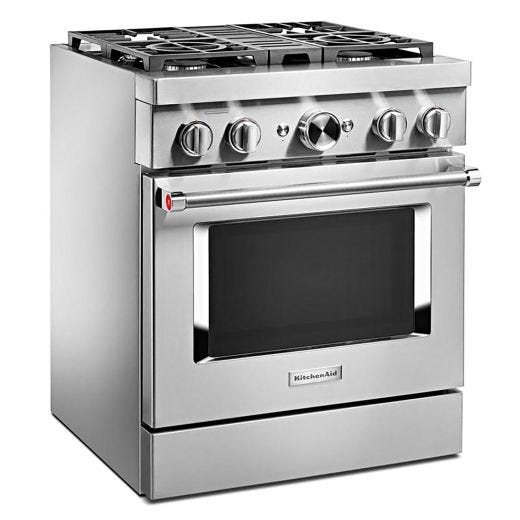 30" Dual Fuel Range w/ Even-Heat™ True Convection Stainless