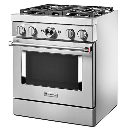 30" Dual Fuel Range w/ Even-Heat™ True Convection Stainless
