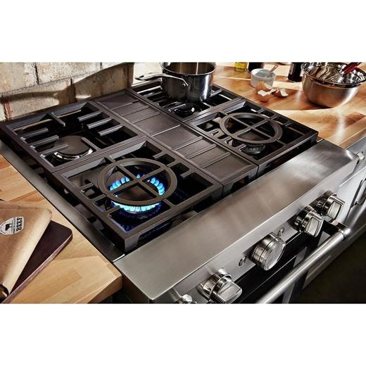 30" Dual Fuel Range w/ Even-Heat™ True Convection Stainless