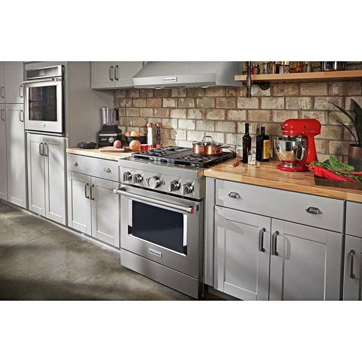 30" Dual Fuel Range w/ Even-Heat™ True Convection Stainless