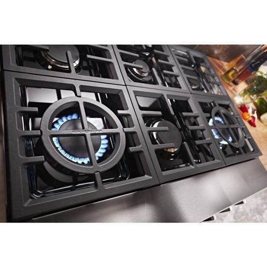 Cuisinière amovible à biénergie de 36po à convection véritab