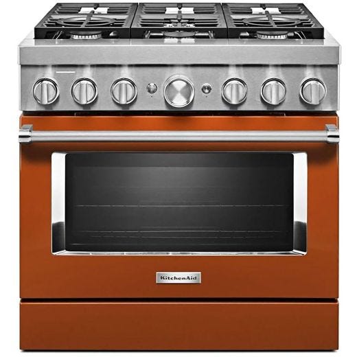 36" Dual Fuel Range w/ Even-Heat™ True Convection