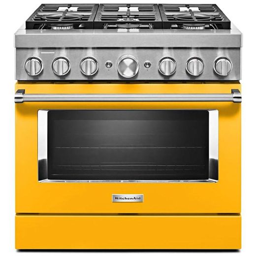Cuisinière amovible à biénergie de 36po à convection véritab