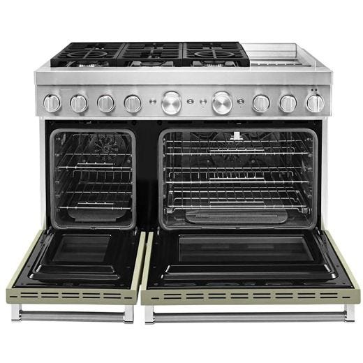 48" Dual Fuel Range w/ Even-Heat™ True Convection Green