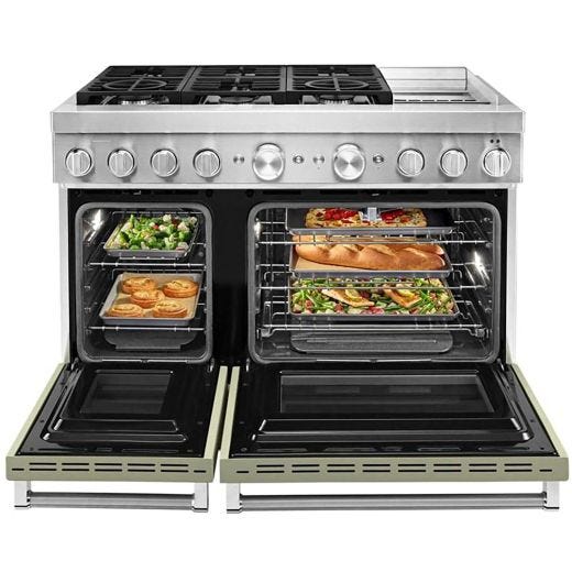 48" Dual Fuel Range w/ Even-Heat™ True Convection Green