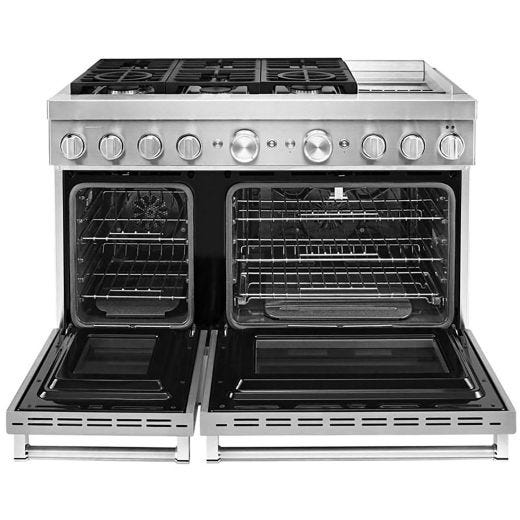 48" Dual Fuel Range w/ Even-Heat™ True Convection Ink Blue