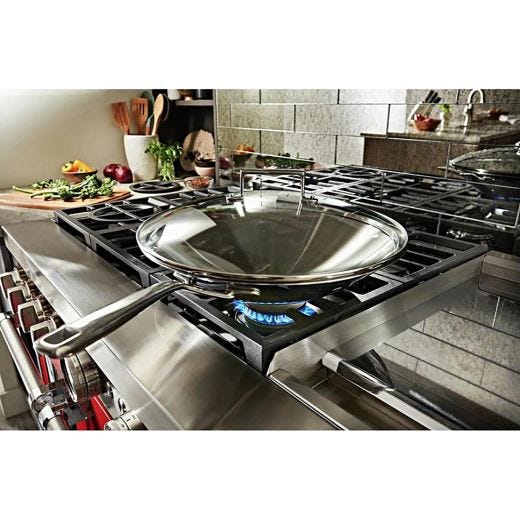 48" Dual Fuel Range w/ Even-Heat™ True Convection Red