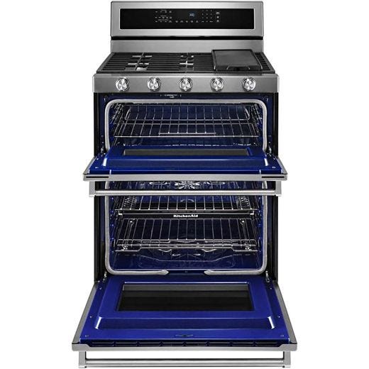 30" 5 Burner Dual Fuel Double Oven Convection Range
