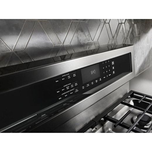 30" 5 Burner Dual Fuel Double Oven Convection Range